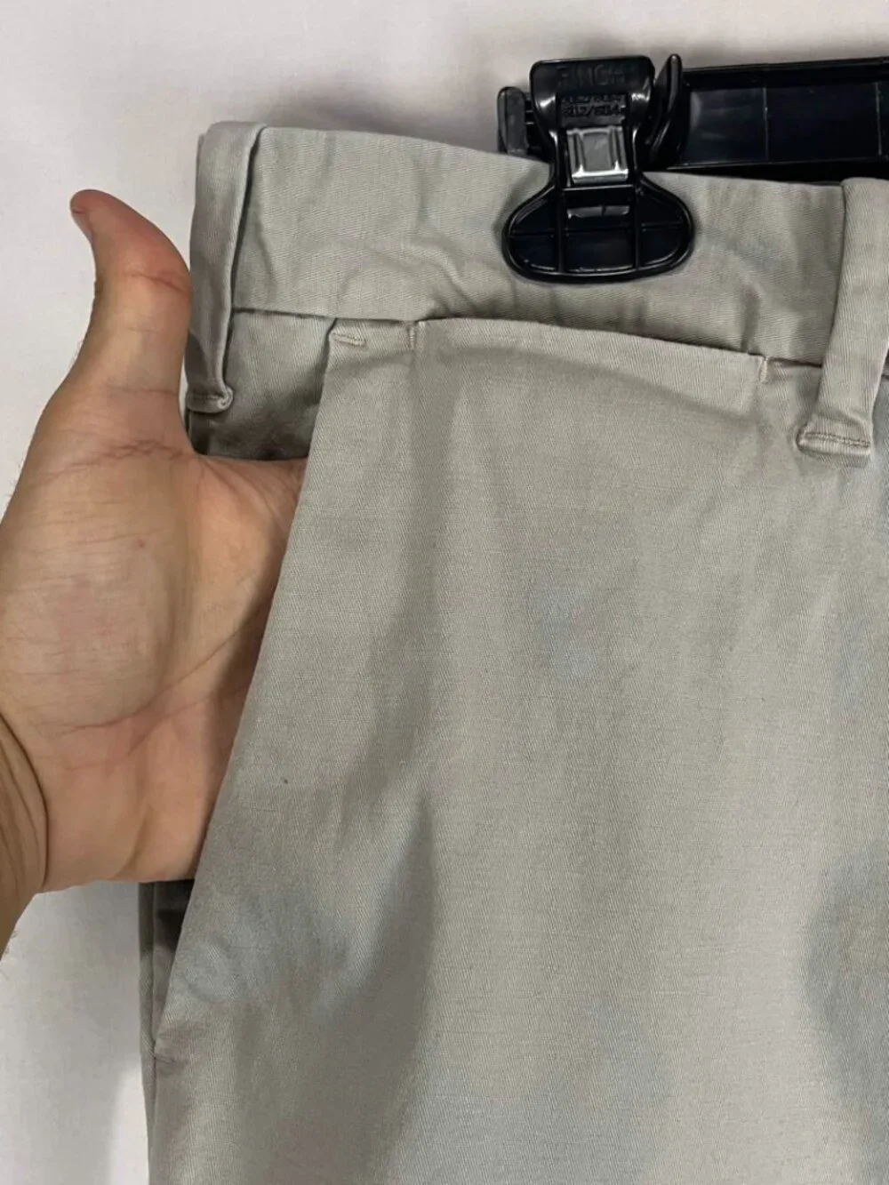 EUC Nautica Chino Shorts Mens Tan Beige Flat Front Stretch Shorts Casual Sz 38W
